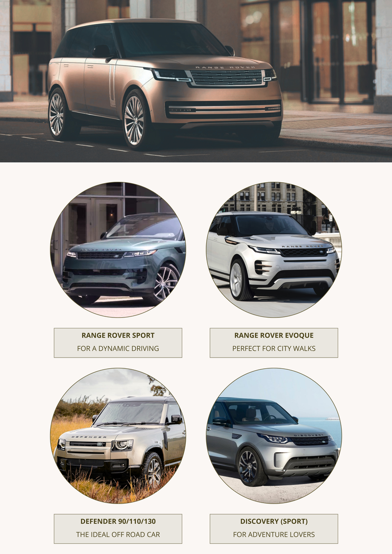 New exclusive Range Rover Rental Service